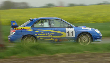 Max Christensen i fuld speed på prøve 5.